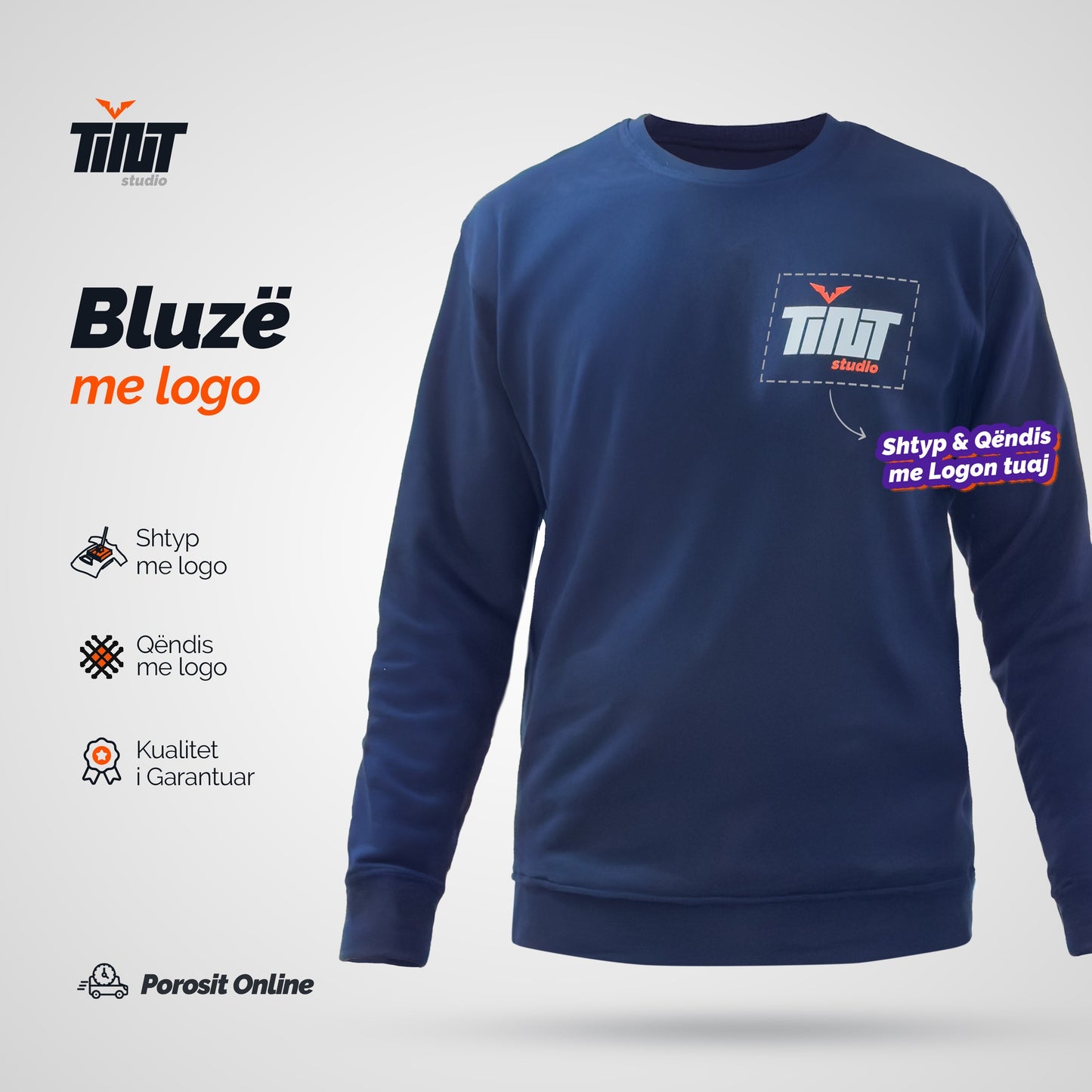 Bluzë me logon tuaj