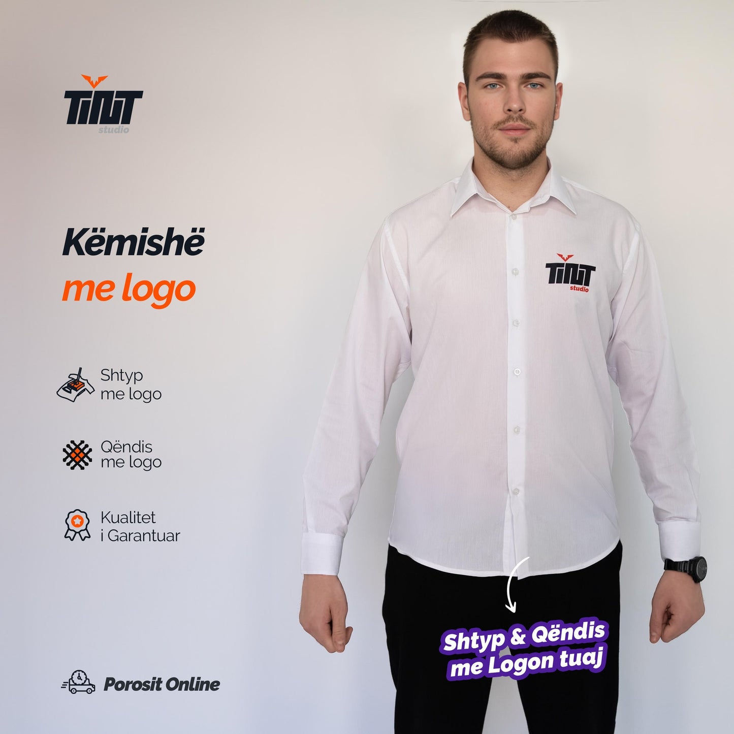 Këmishë me logon tuaj