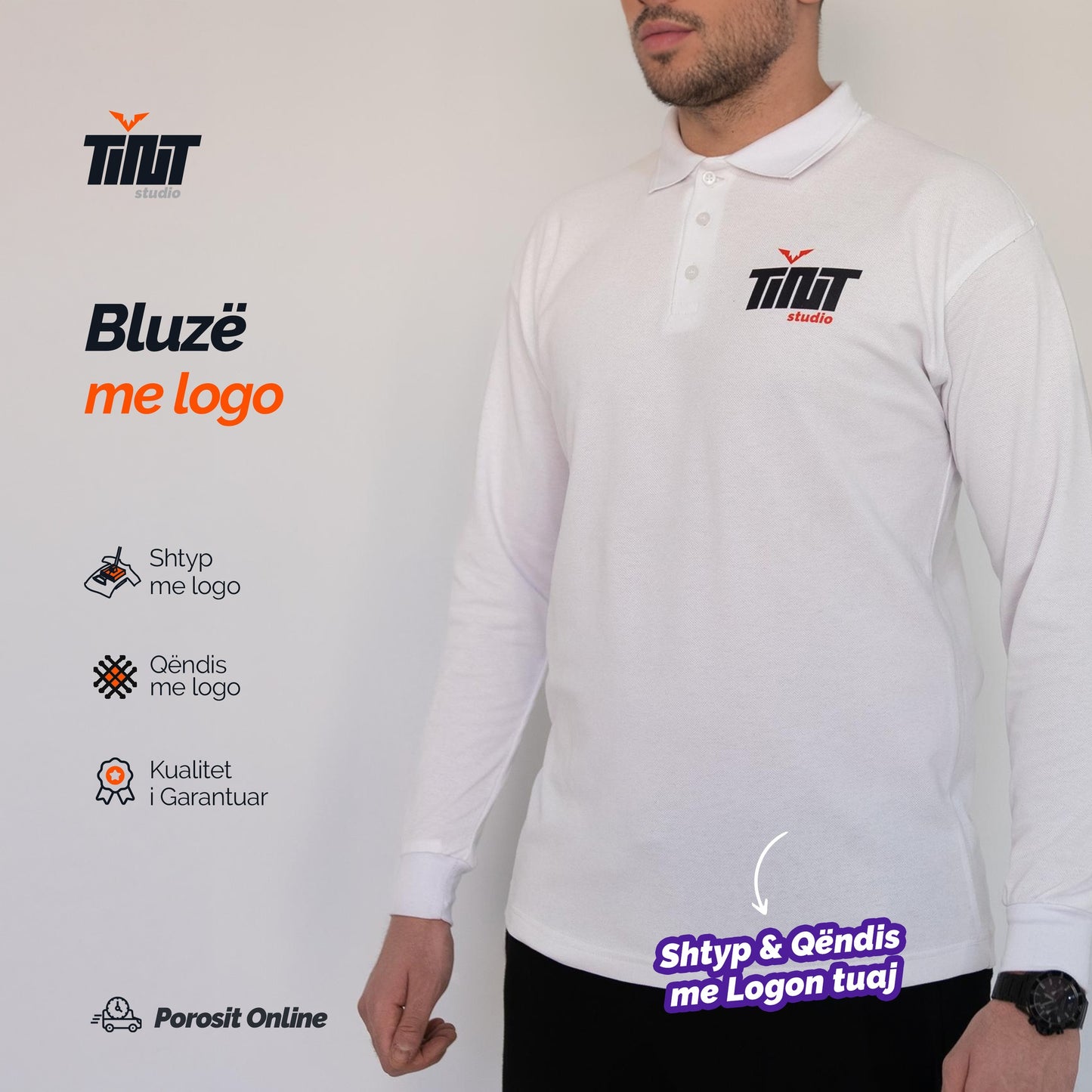 Bluzë me logon tuaj