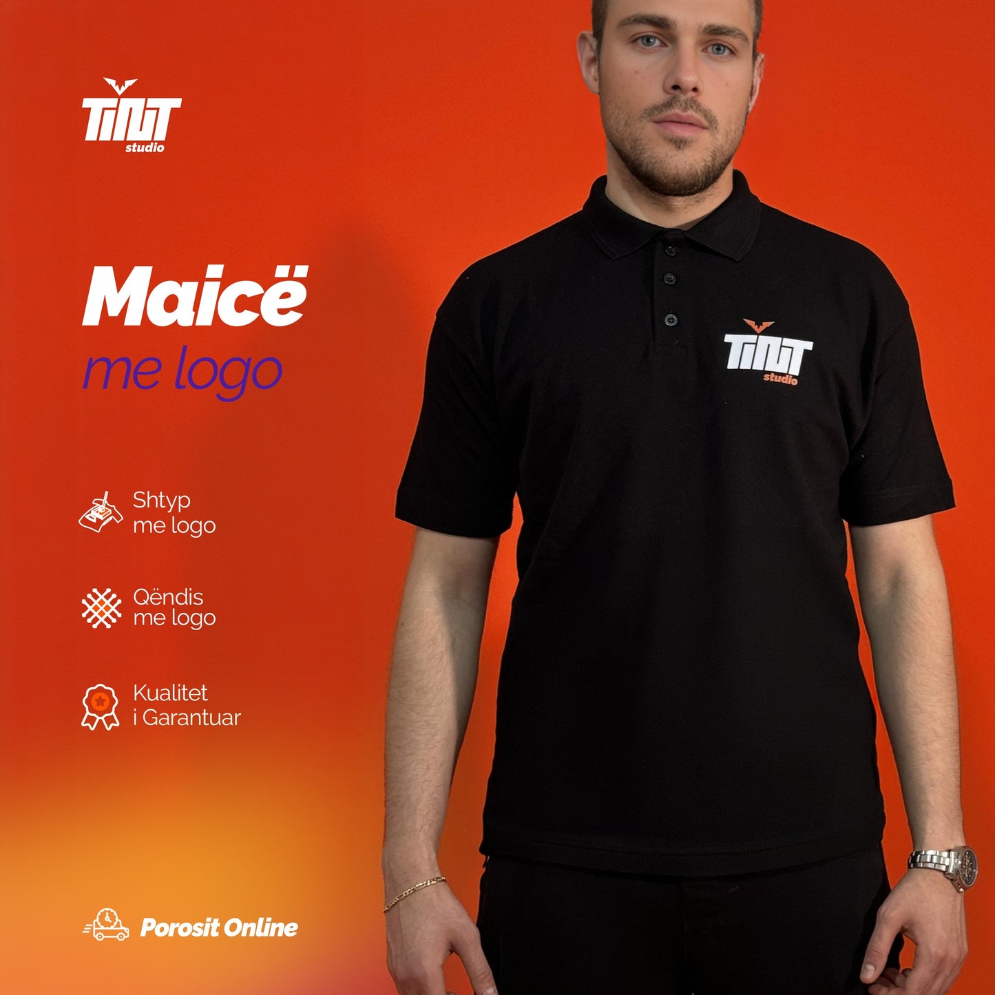 Maicë me jaka (polo) me logon tuaj