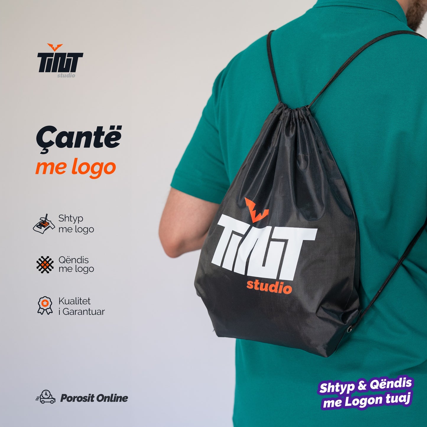 Çantë me logon tuaj