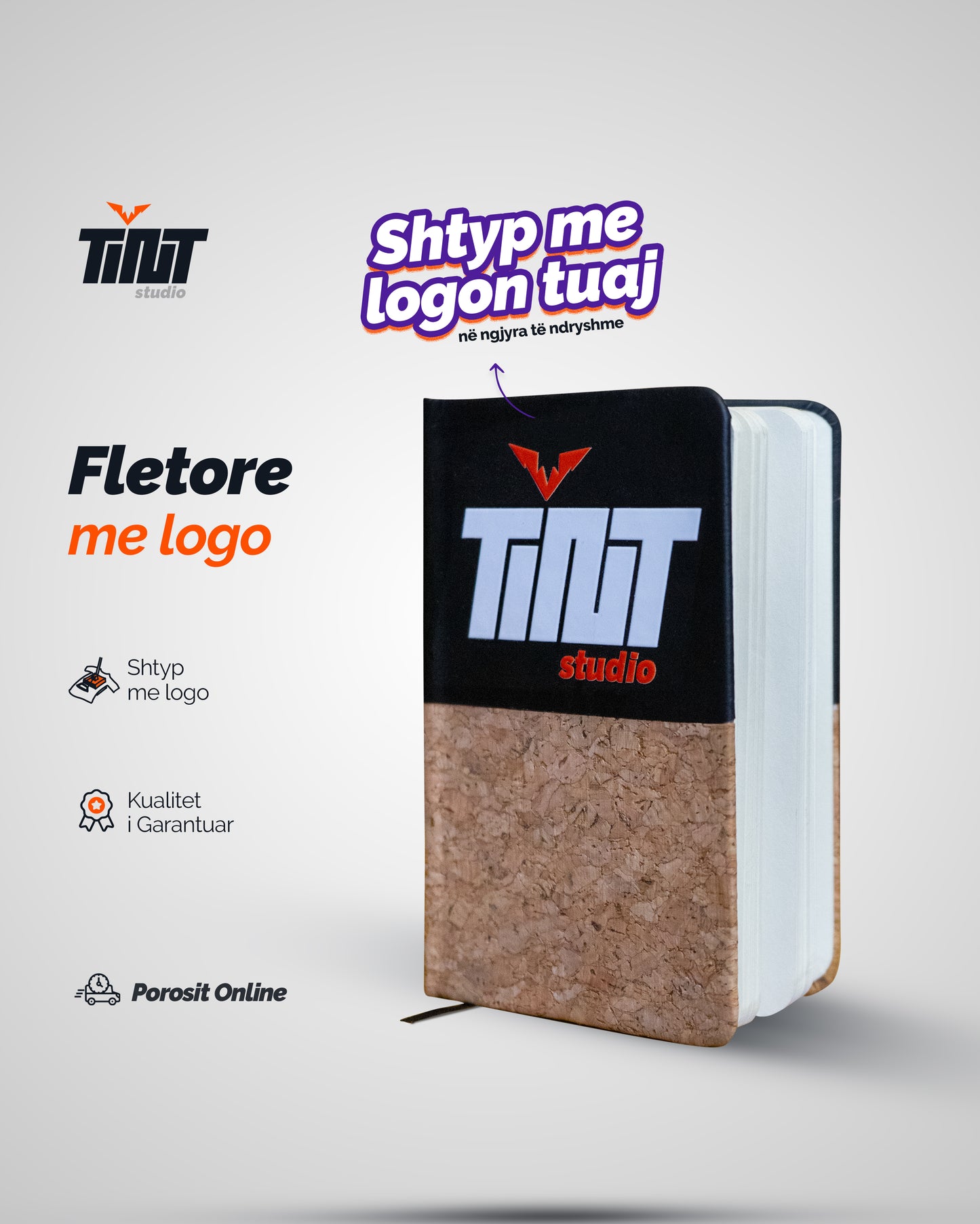 Fletore e vogël, eko me logon tuaj