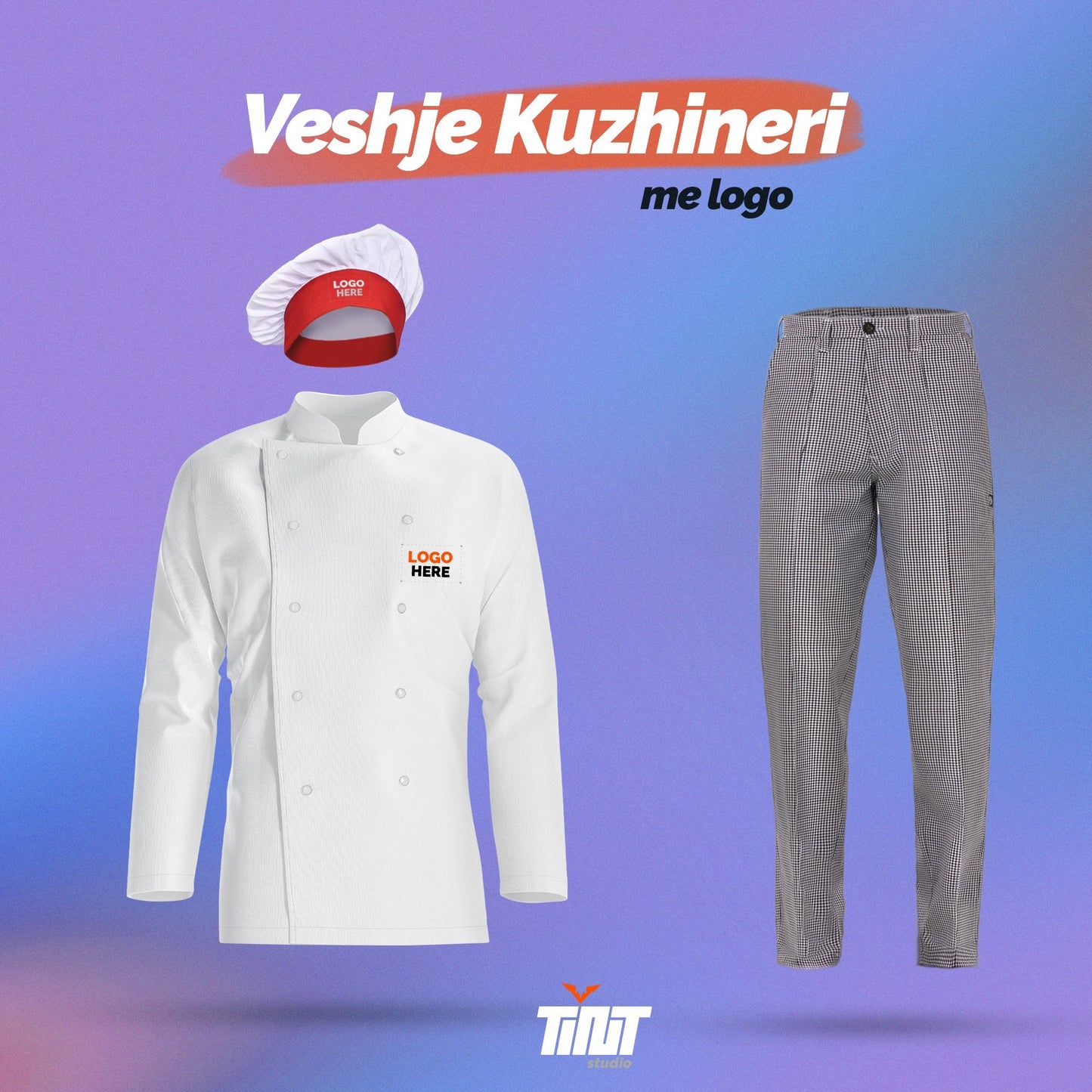 Veshje Kuzhine me logon tuaj