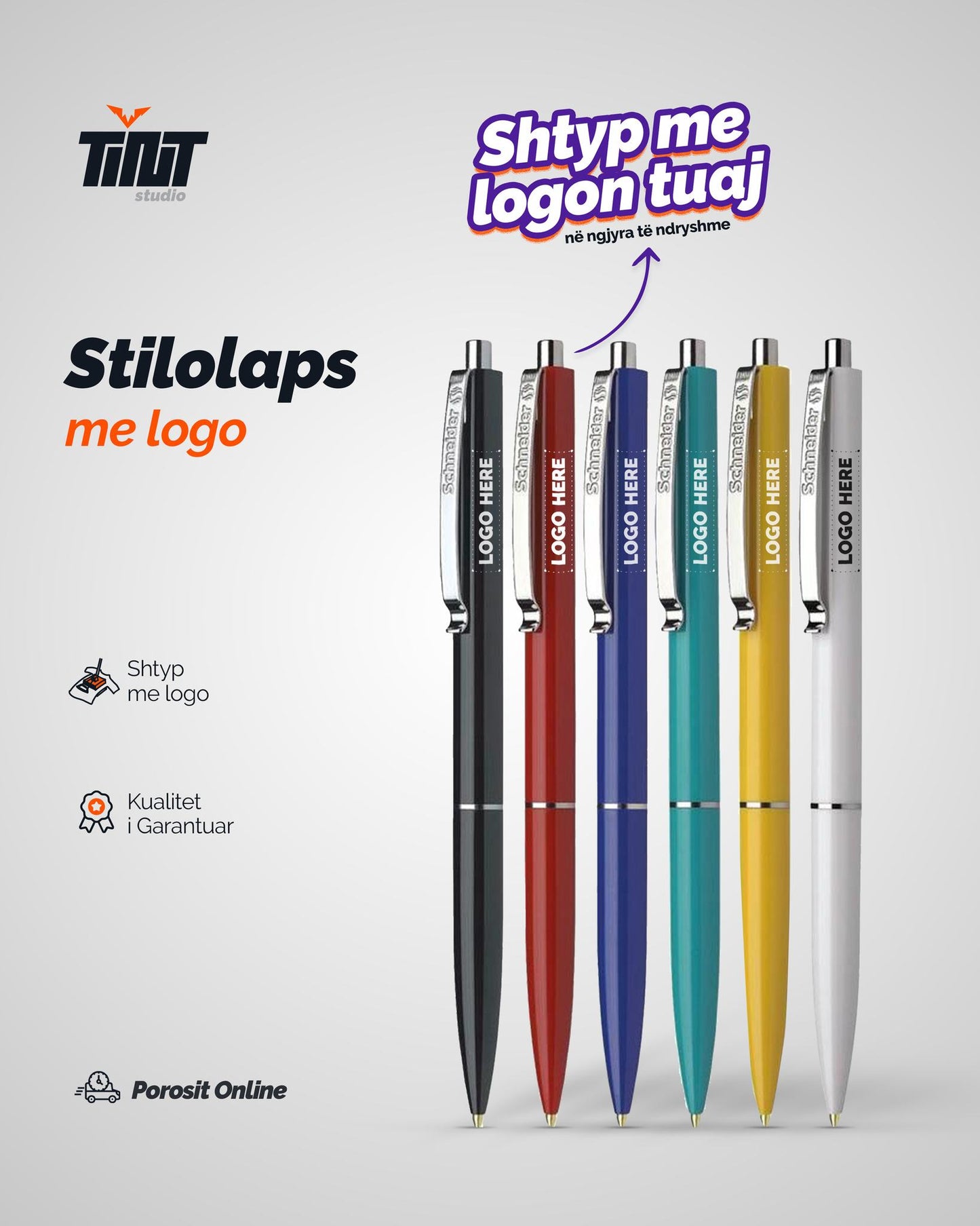 Stilolaps me logon tuaj