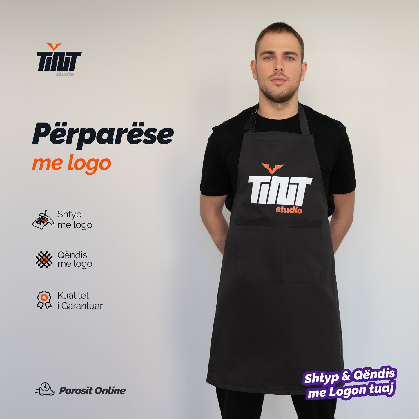 Përparëse me logon tuaj