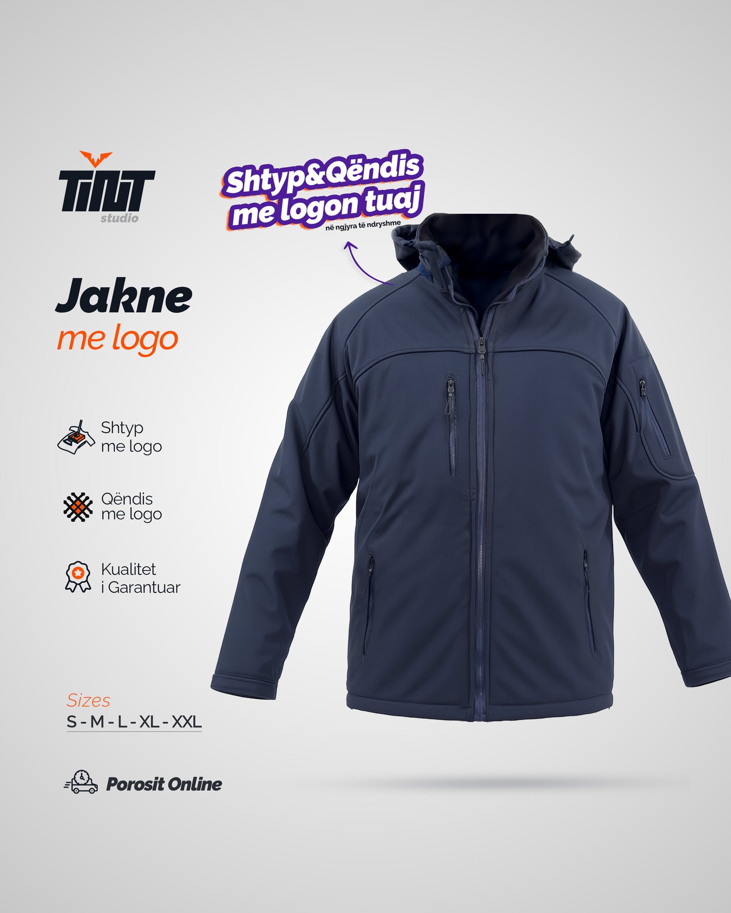 Jakne me logo